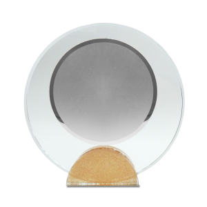 SUPPORTO IN CRISTALLO CIRCOLARE DIAMETRO 18 CM