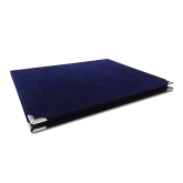 CARTELLA IN VELLUTO BLU 23x17 con Targa Personalizzata