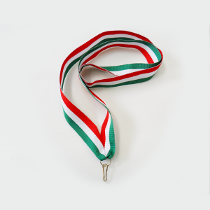 NASTRINO TRICOLORE Con Gancio - Larghezza 2,2 Cm